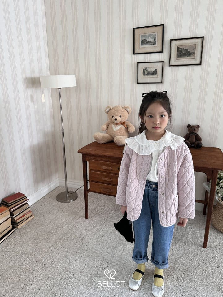 Bellot - Korean Children Fashion - #magicofchildhood - Shirring Denim Pants - 7