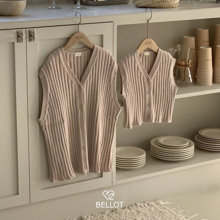 Bellot - Korean Children Fashion - #minifashionista - Basic Vest With Mom - 4