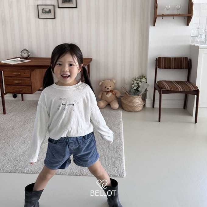 Bellot - Korean Children Fashion - #todddlerfashion - Smiling Tee