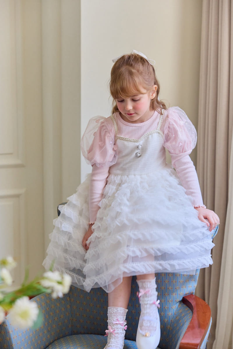 Berry Berry - Korean Children Fashion - #Kfashion4kids - Raum Tweed One-Piece - 2