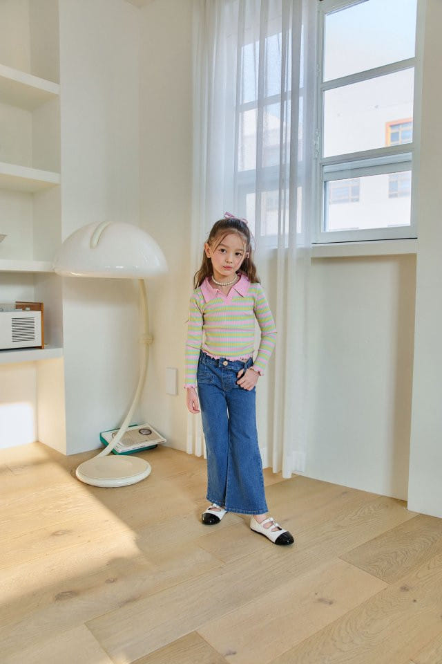 Berry Berry - Korean Children Fashion - #childofig - Faure Collar Tee - 6