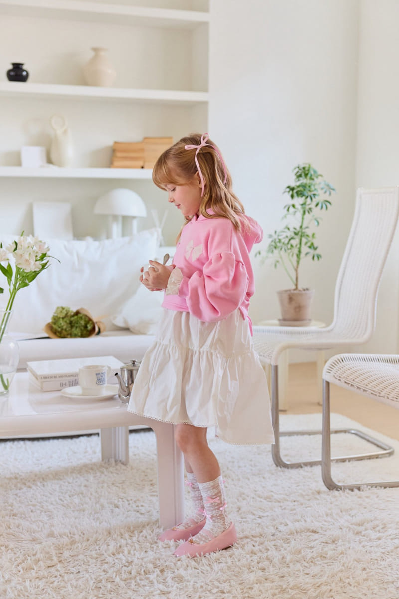 Berry Berry - Korean Children Fashion - #childofig - Ribbon Hoody Tee