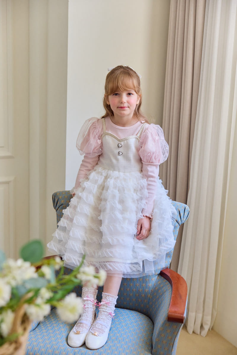 Berry Berry - Korean Children Fashion - #childrensboutique - Raum Tweed One-Piece - 9