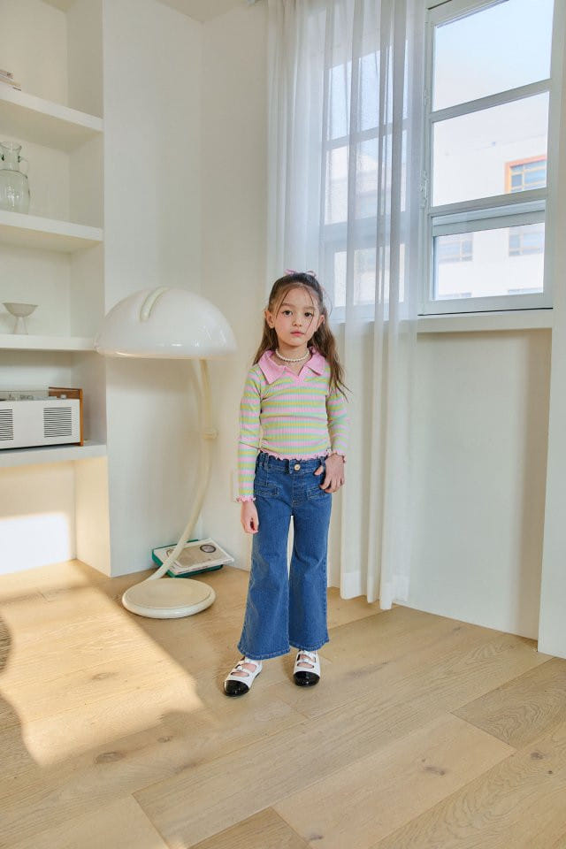 Berry Berry - Korean Children Fashion - #designkidswear - Faure Collar Tee - 8