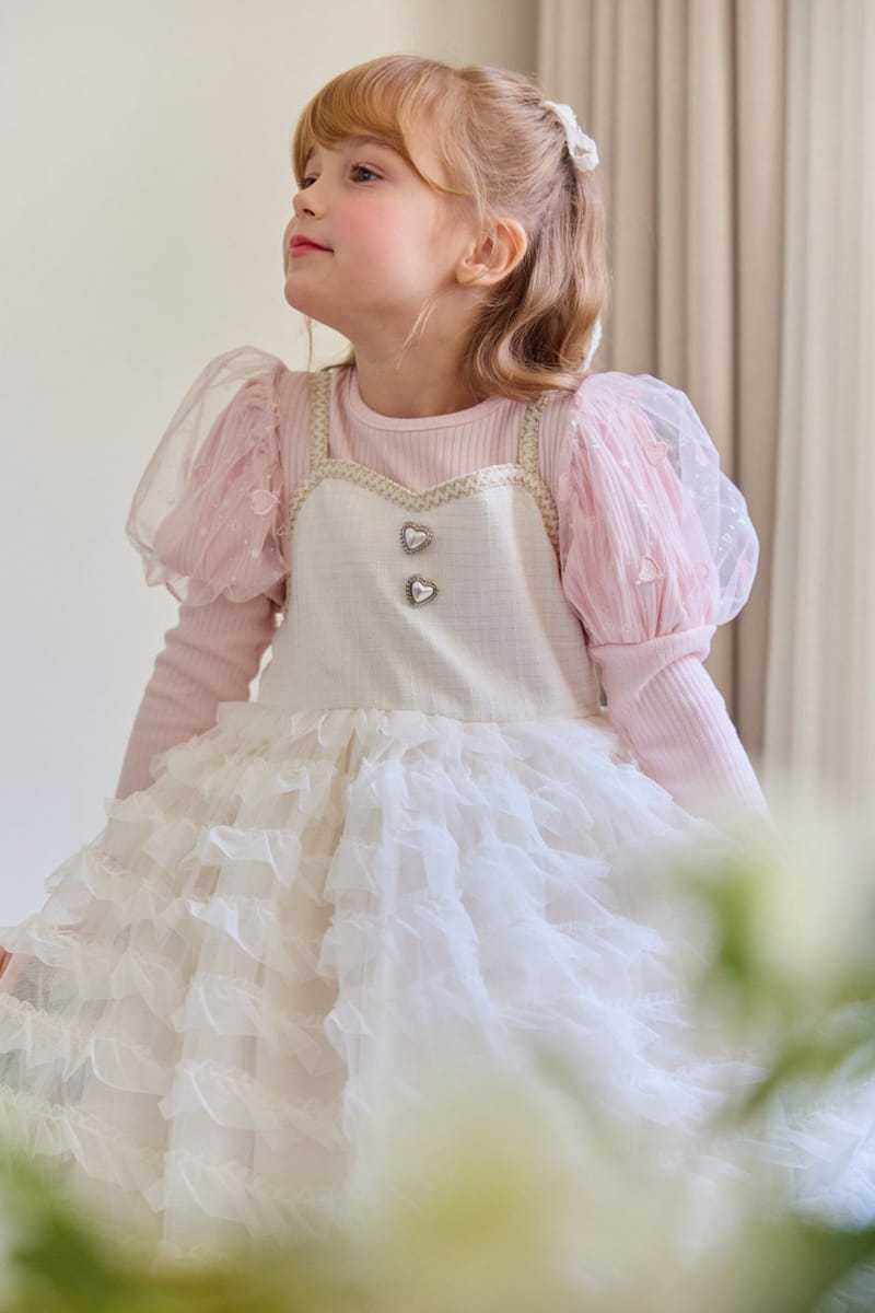 Berry Berry - Korean Children Fashion - #discoveringself - Raum Tweed One-Piece - 11