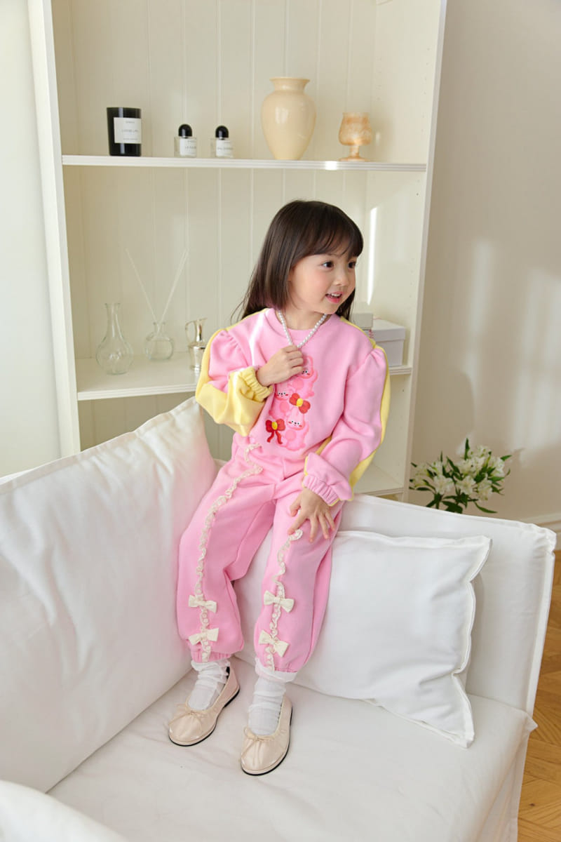 Berry Berry - Korean Children Fashion - #kidsstore - I'm So Excited Top Bottom Set - 3