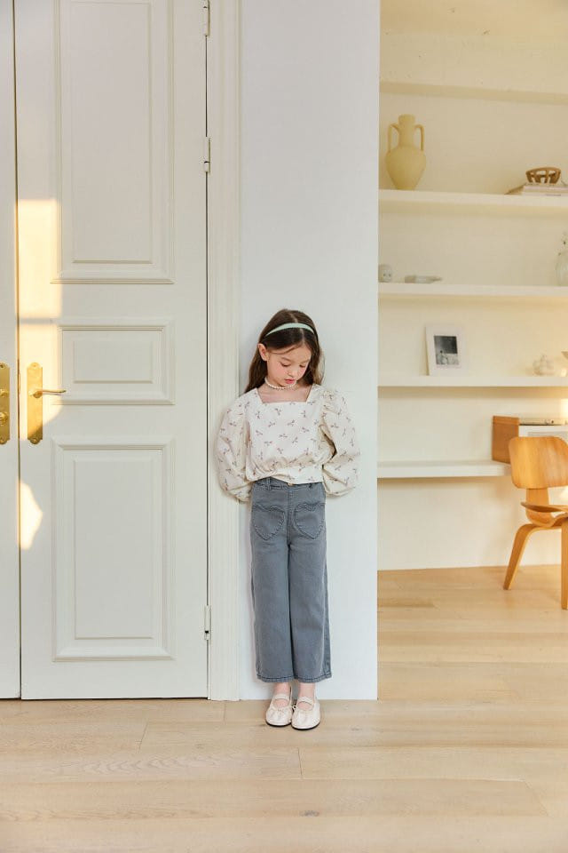 Berry Berry - Korean Children Fashion - #littlefashionista - Heart Pants - 8