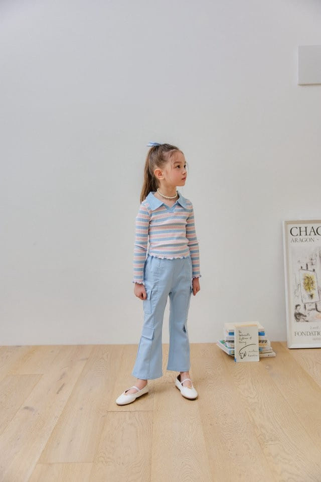 Berry Berry - Korean Children Fashion - #prettylittlegirls - Malrang Cargo Boots Cut Pants