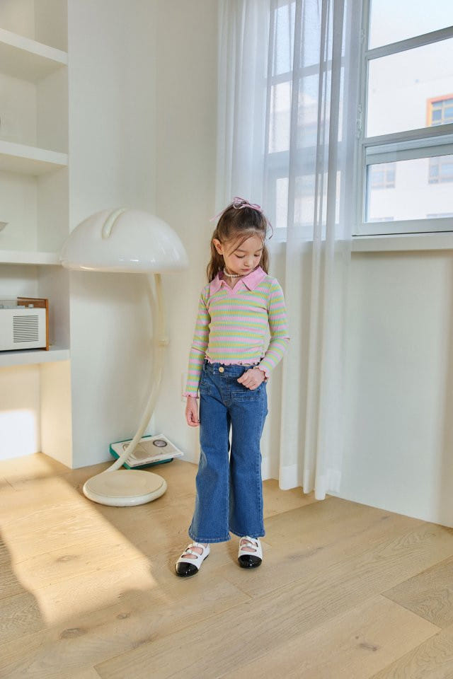 Berry Berry - Korean Children Fashion - #stylishchildhood - Faure Collar Tee - 5
