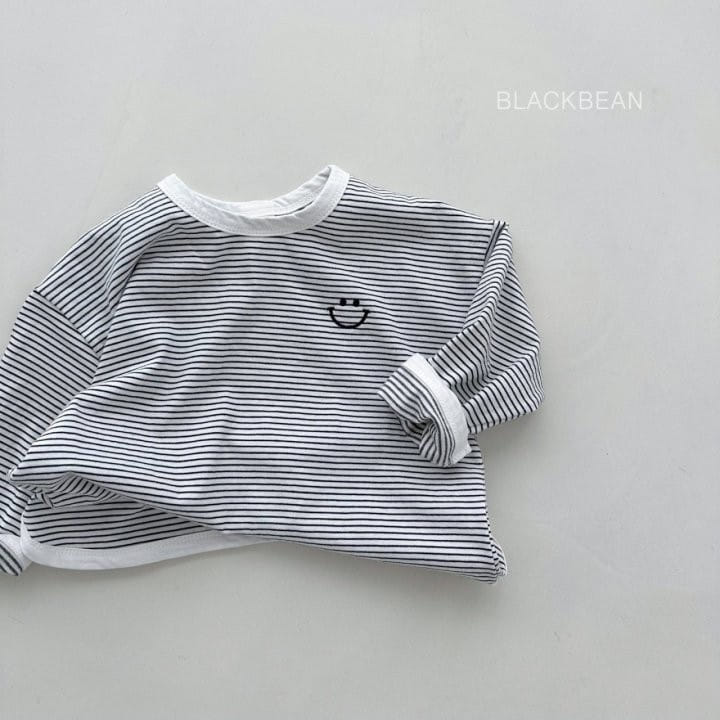 Black Bean - Korean Children Fashion - #childofig - Brown Piping Tee - 5