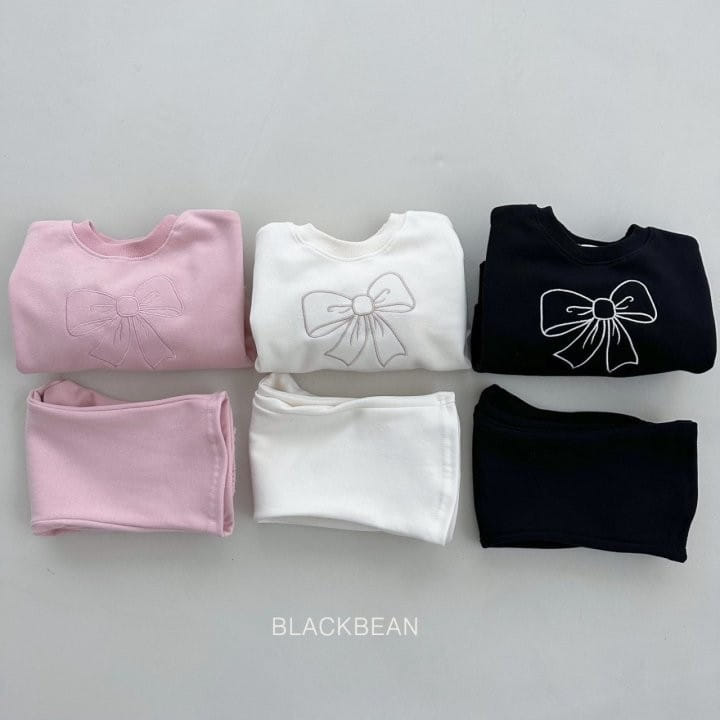 Black Bean - Korean Children Fashion - #fashionkids - Cream Top Bottom Set - 5