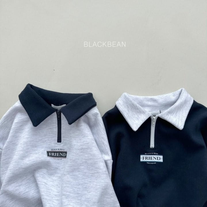 Black Bean - Korean Children Fashion - #kidsstore - Friend Top Bottom Set - 9