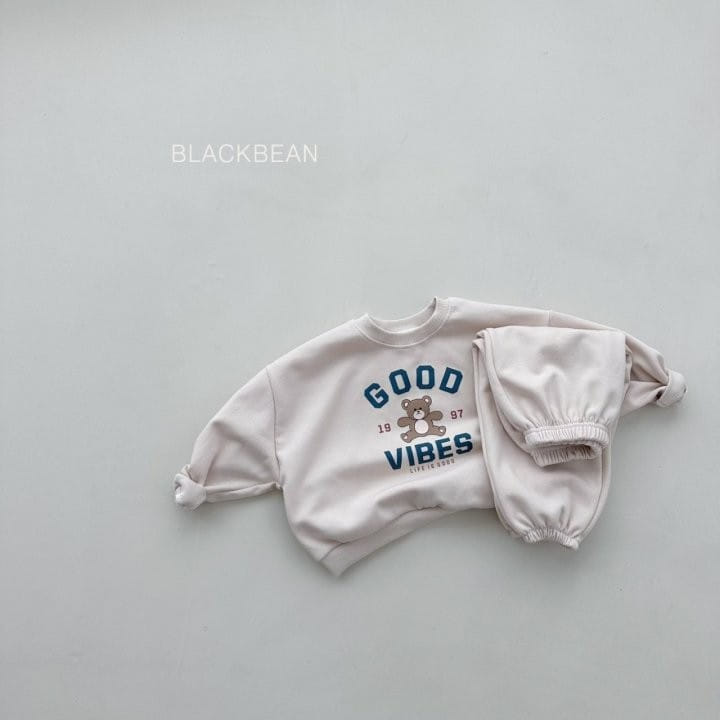 Black Bean - Korean Children Fashion - #kidsshorts - Vibe Top Bottom Set - 4