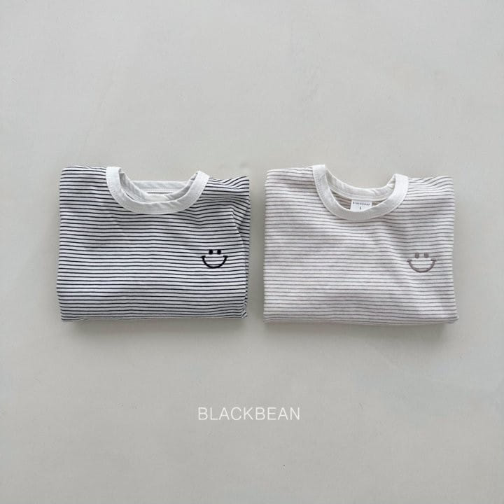 Black Bean - Korean Children Fashion - #magicofchildhood - Brown Piping Tee