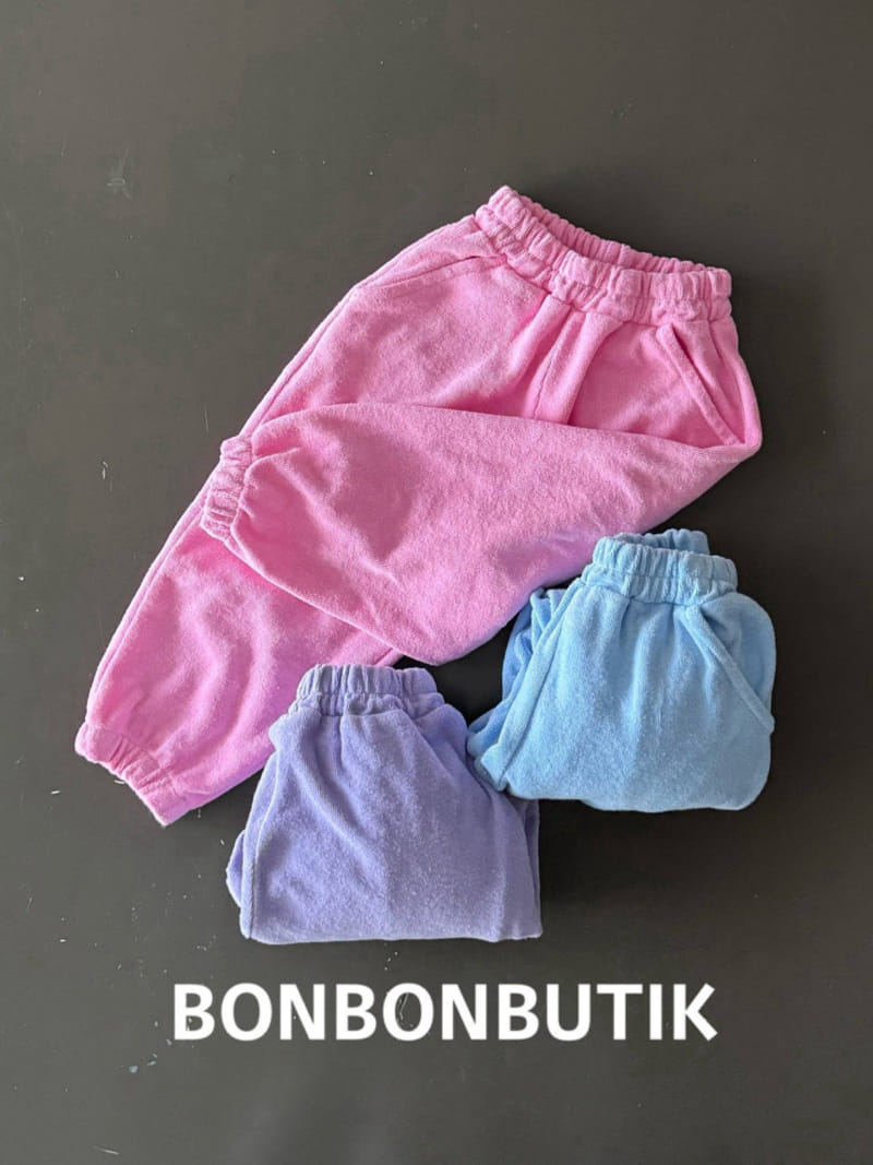 Bon Bon Butik - Korean Children Fashion - #Kfashion4kids - Terry Jogger Pants