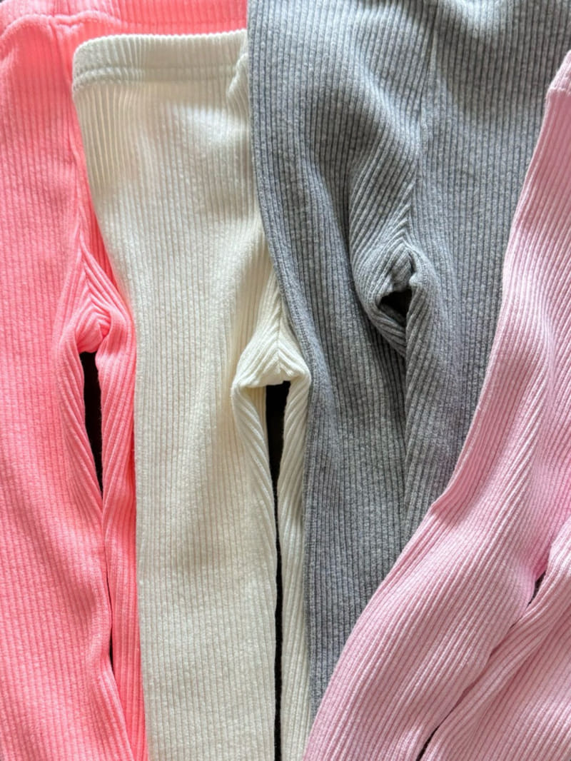 Bon Bon Butik - Korean Children Fashion - #minifashionista - Rib Leggings - 2