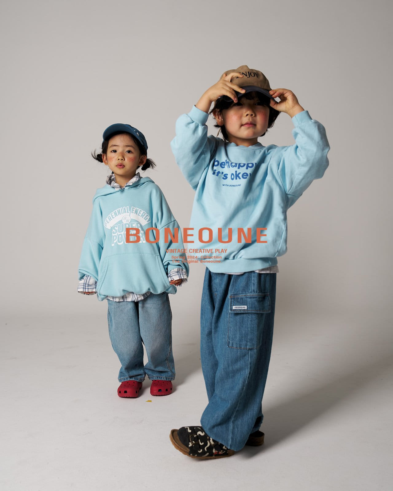 Boneoune - Korean Children Fashion - #Kfashion4kids - Soft Cargo Denim Pants - 2