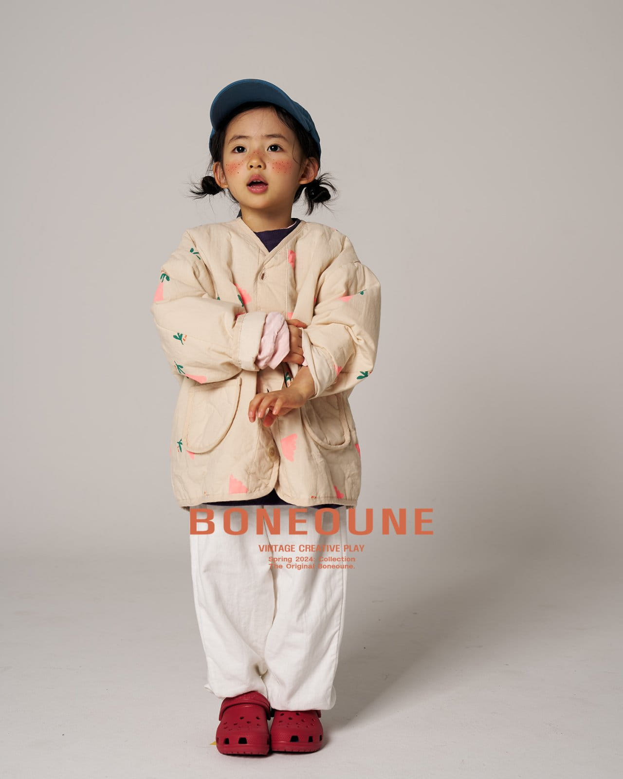 Boneoune - Korean Children Fashion - #childrensboutique - Triangle Flower Overlap - 2