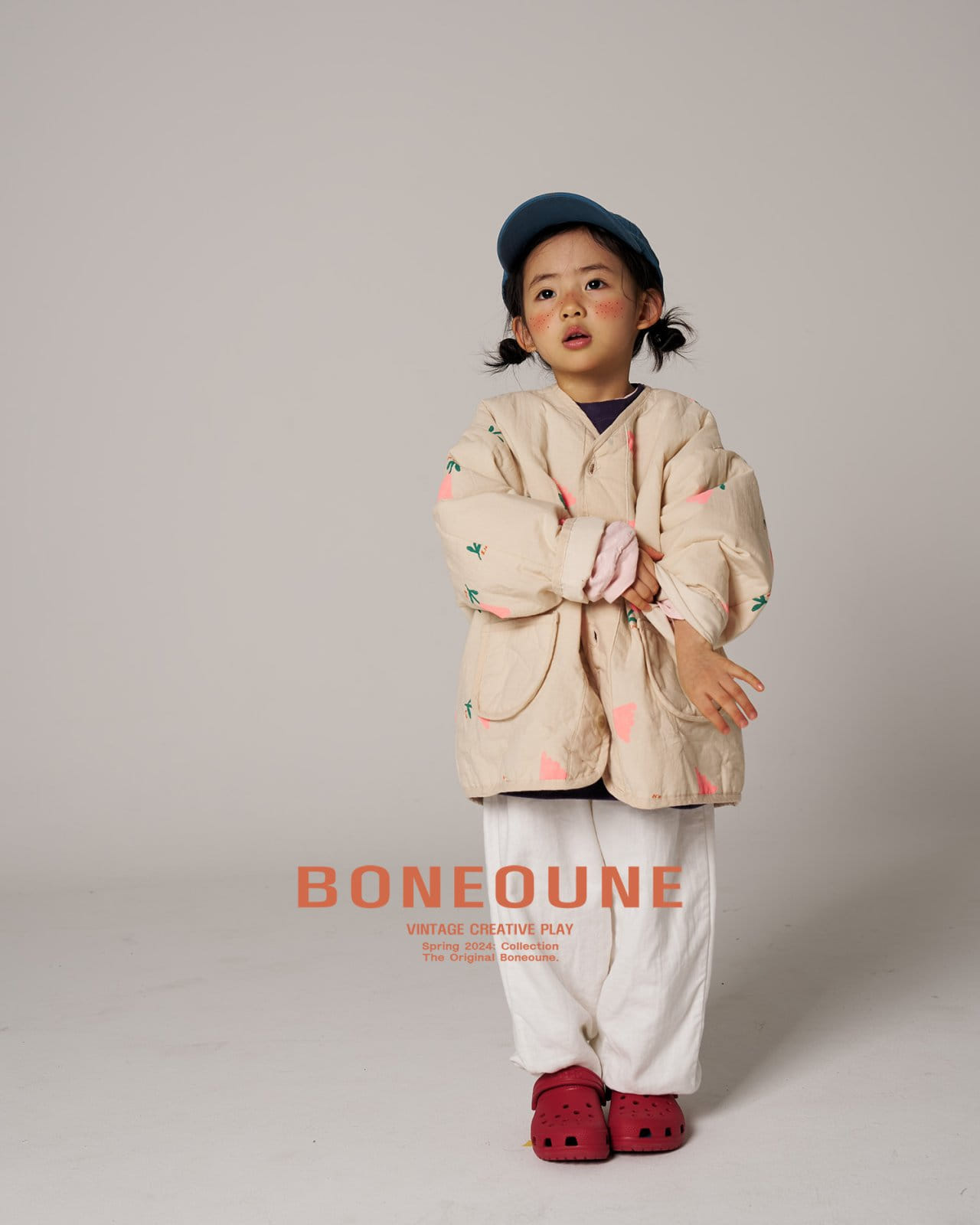 Boneoune - Korean Children Fashion - #designkidswear - Triangle Flower Overlap - 4