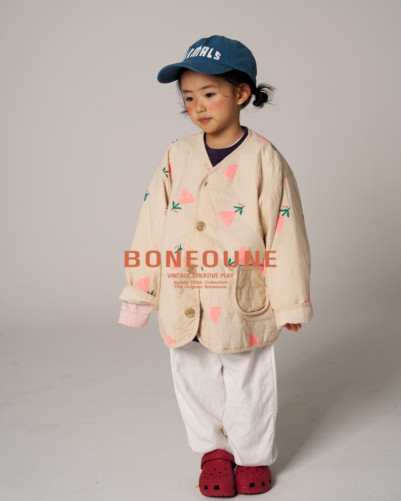Boneoune - Korean Children Fashion - #fashionkids - Triangle Flower Overlap - 5