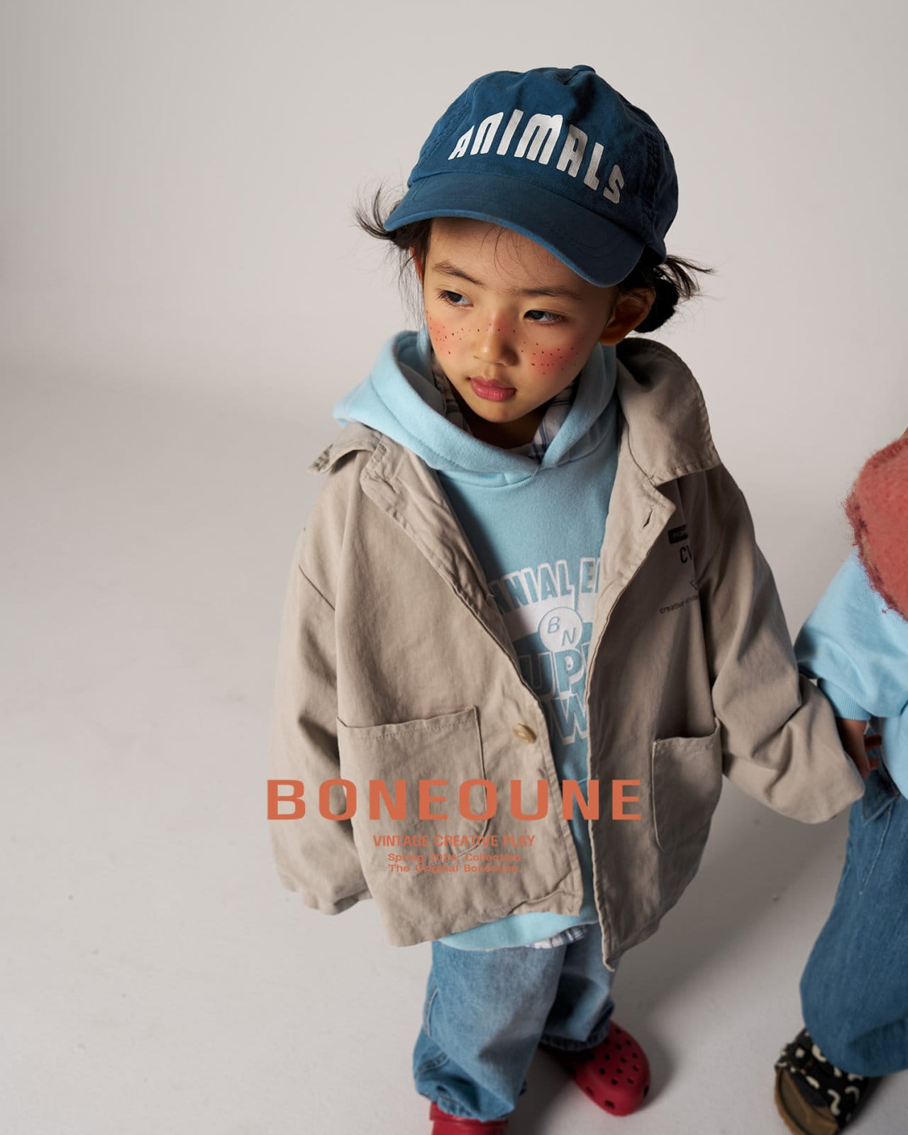 Boneoune - Korean Children Fashion - #kidzfashiontrend - Be Happy Sweatshirt - 3