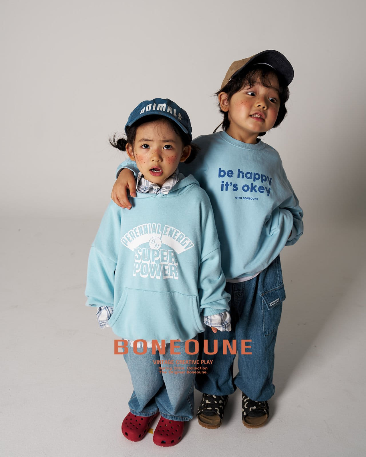 Boneoune - Korean Children Fashion - #prettylittlegirls - Soft Cargo Denim Pants - 6