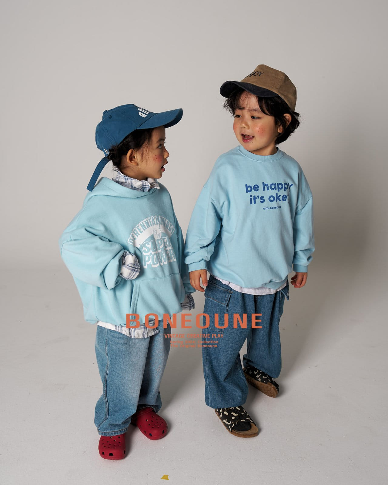 Boneoune - Korean Children Fashion - #todddlerfashion - Soft Cargo Denim Pants - 7