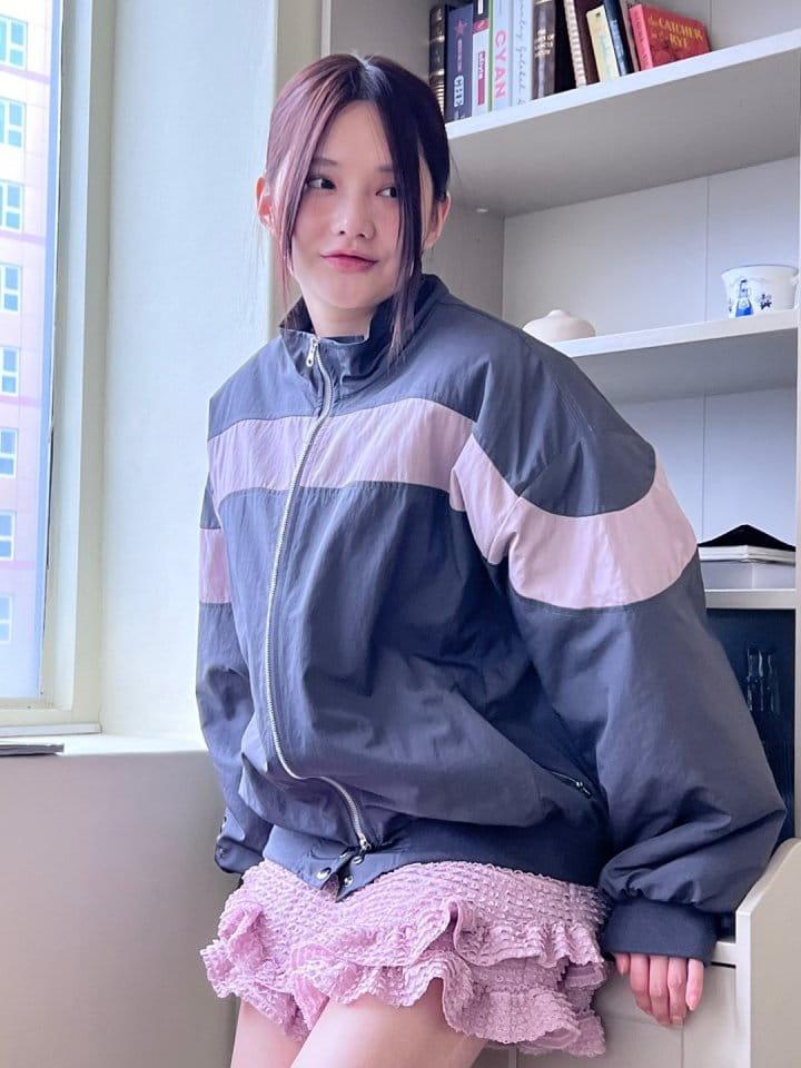 Bricklane - Korean Women Fashion - #momslook - Round Color Block Jumper - 10