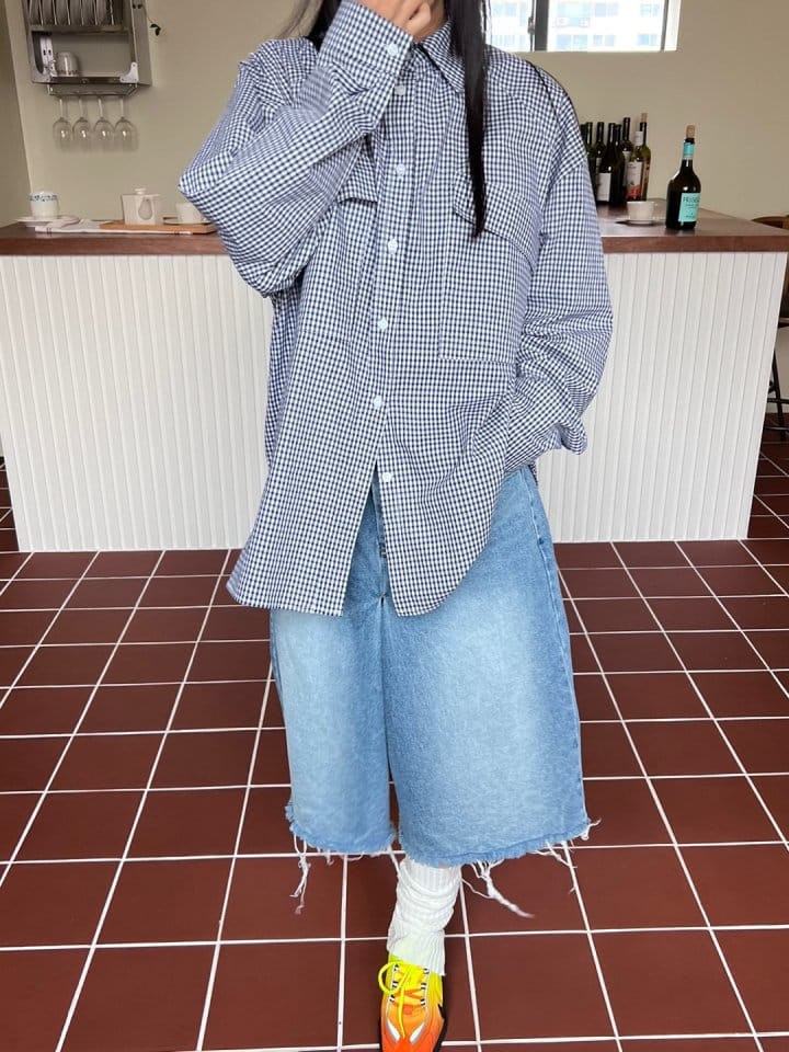 Bricklane - Korean Women Fashion - #vintageinspired - Check Shirt - 12