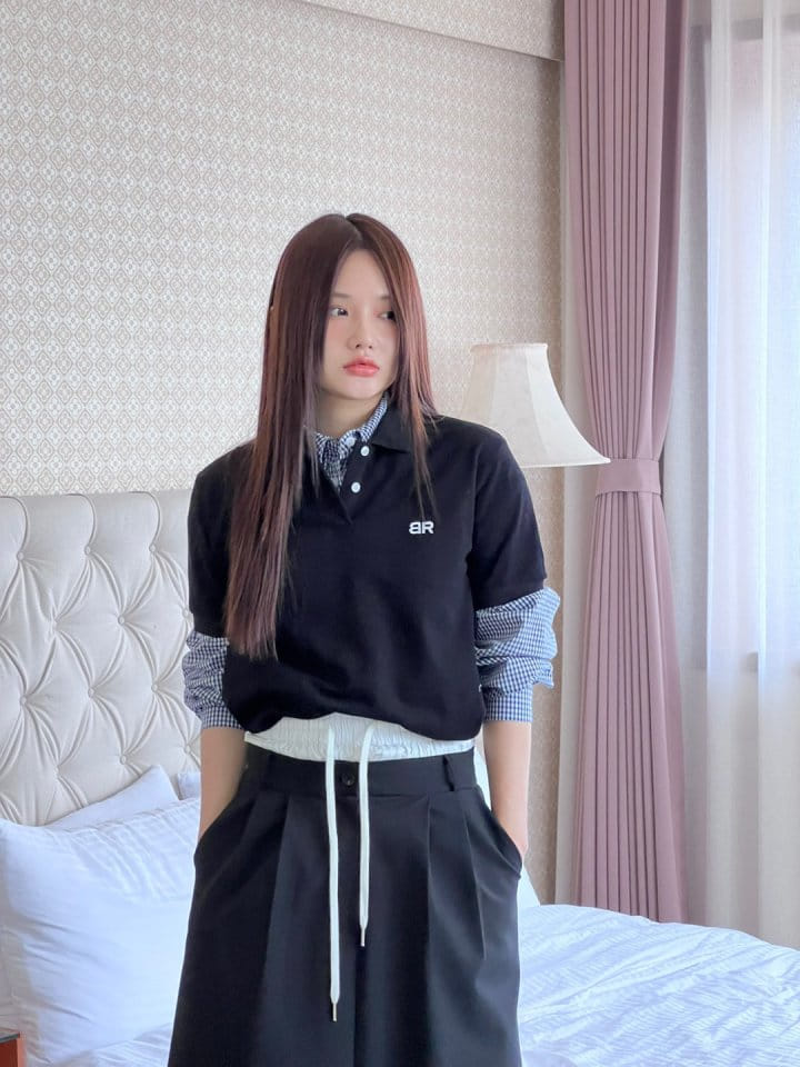 Bricklane - Korean Women Fashion - #womensfashion - BR Collar T-shirt - 5