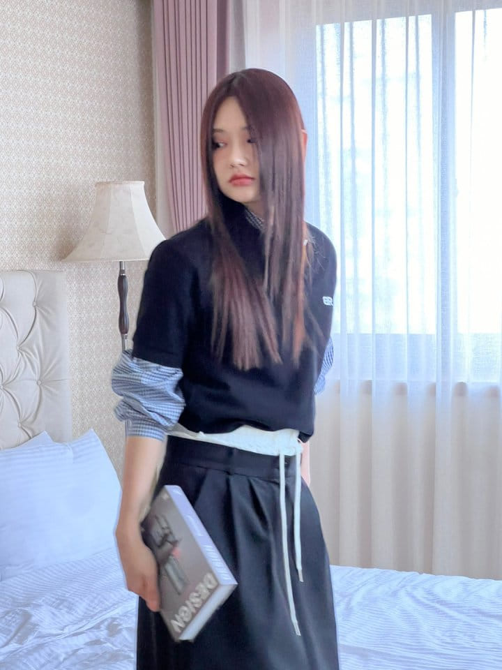Bricklane - Korean Women Fashion - #womensfashion - BR Collar T-shirt - 7