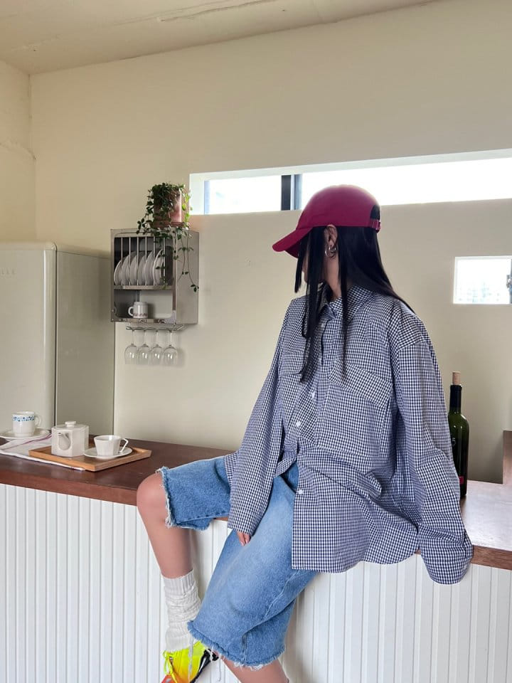 Bricklane - Korean Women Fashion - #womensfashion - Check Shirt - 3