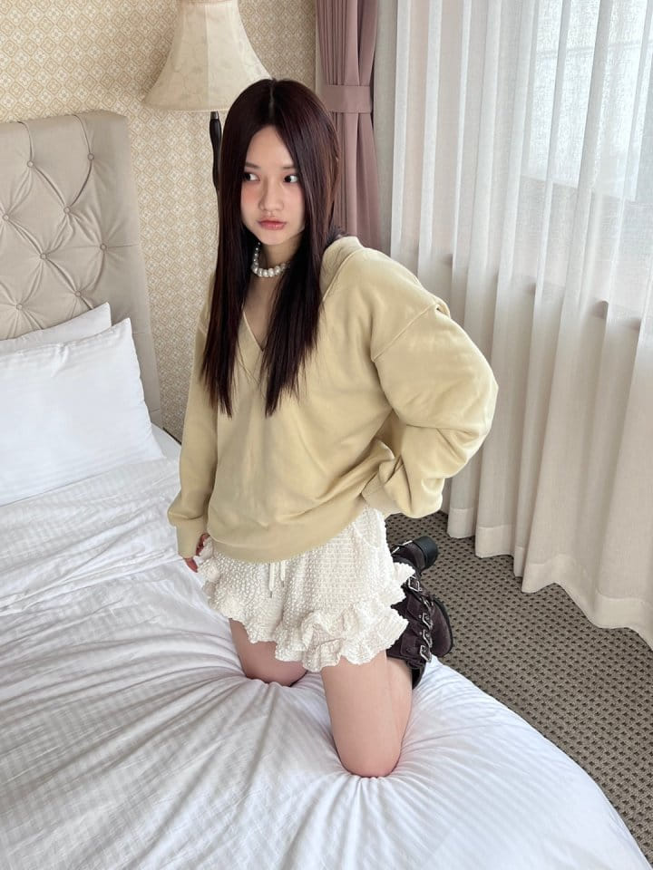 Bricklane - Korean Women Fashion - #womensfashion - All Love Double Frill Shorts - 12