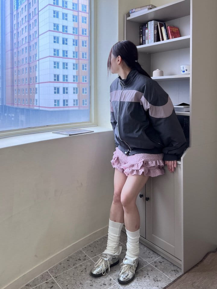 Bricklane - Korean Women Fashion - #womensfashion - Round Color Block Jumper - 7