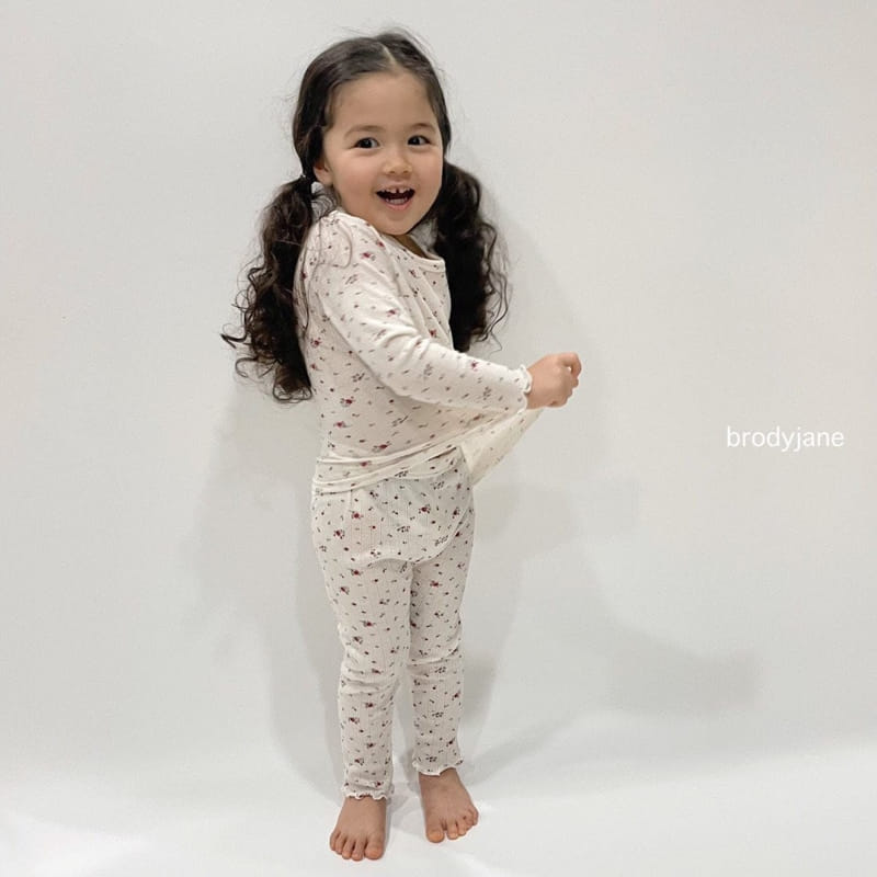 Brody Jane - Korean Baby Fashion - #babyfashion - Flower Eyelet Frill Top Bottom Set - 8