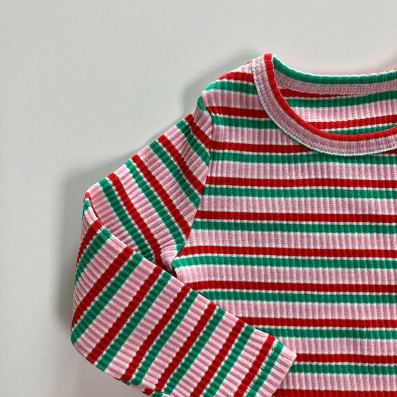 Brody Jane - Korean Baby Fashion - #babygirlfashion - Multi ST Long Sleeves Top Bottom Set - 12