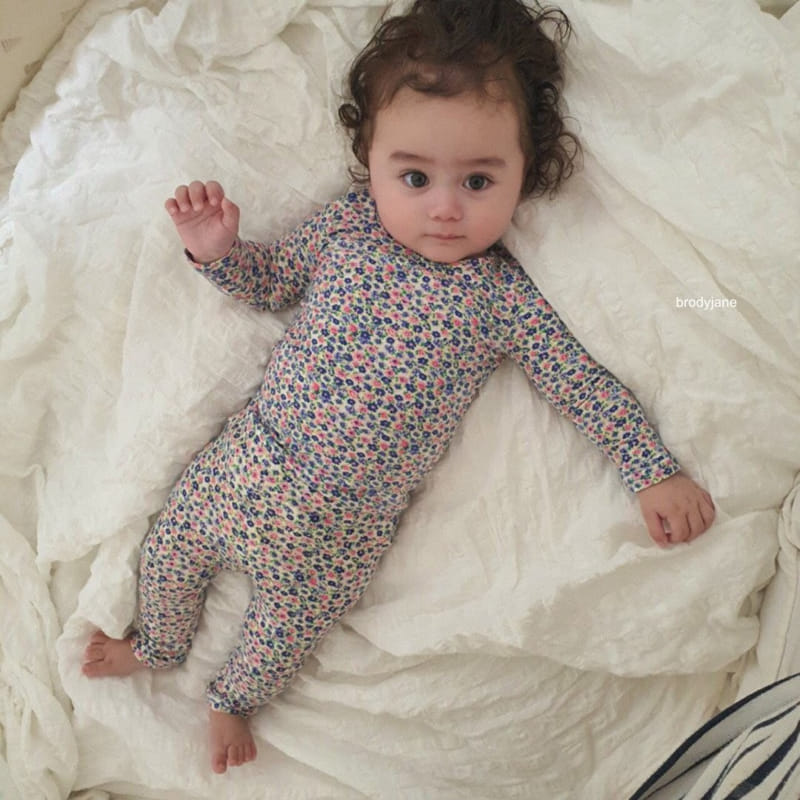 Brody Jane - Korean Baby Fashion - #onlinebabyshop - Liberty U Long Sleeves Top Bottom Set - 2