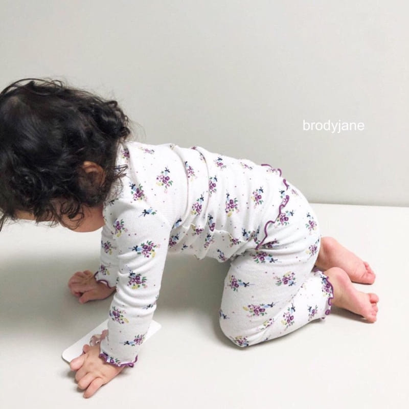 Brody Jane - Korean Children Fashion - #childofig - Bouquet Button Top Bottom Set - 9
