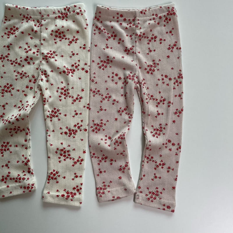 Brody Jane - Korean Children Fashion - #childrensboutique - Red Flower Top Bottom Set - 12