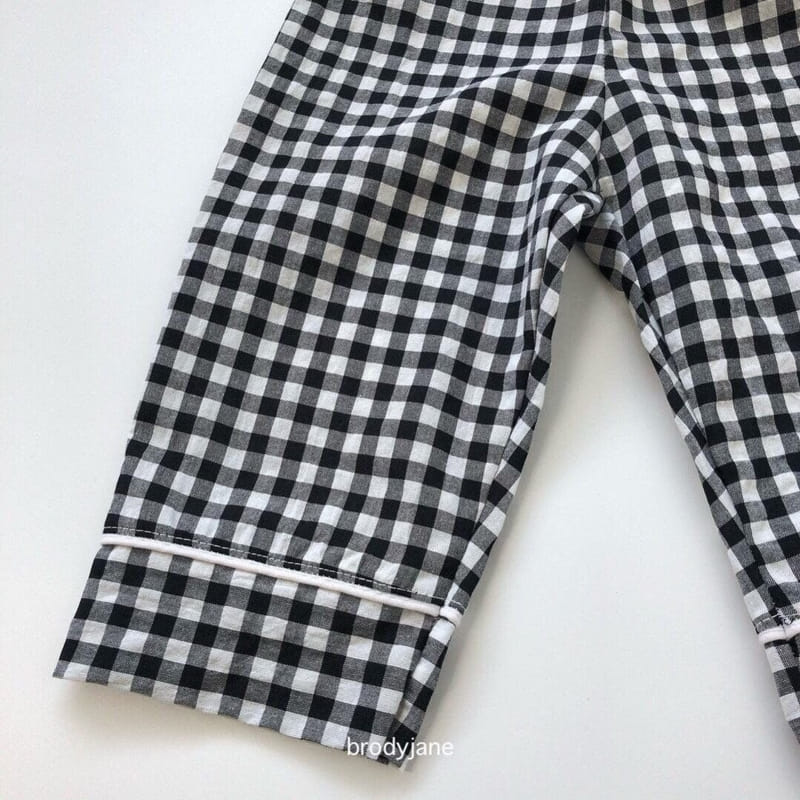 Brody Jane - Korean Children Fashion - #kidsshorts - Basic Check Pajama - 5