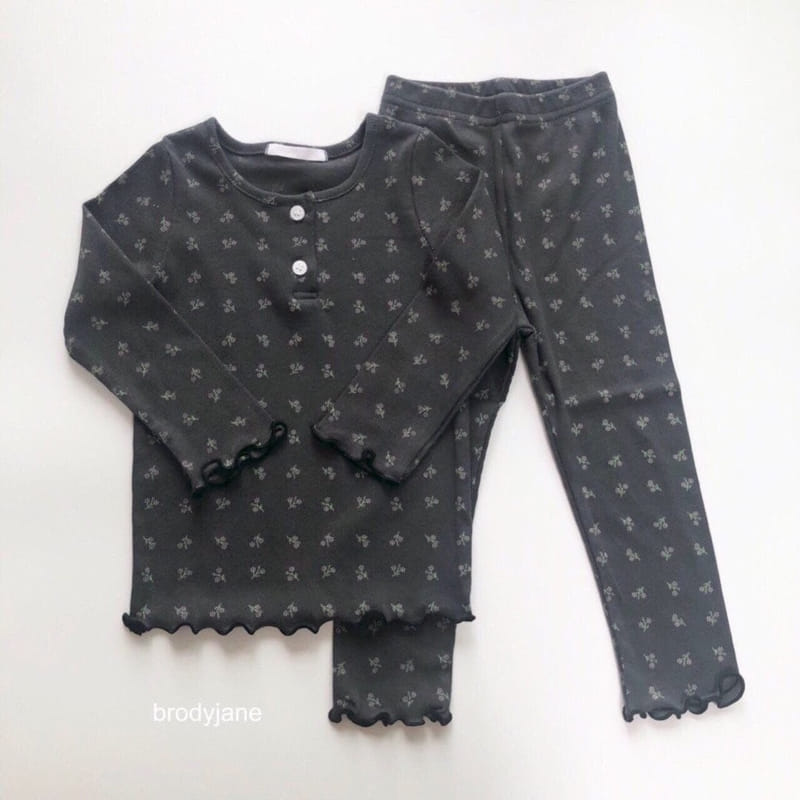 Brody Jane - Korean Children Fashion - #kidsstore - Fog Rib Top Bottom Set