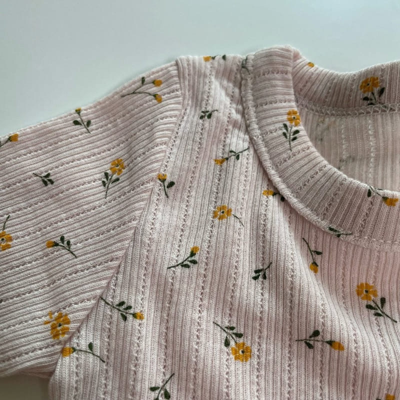 Brody Jane - Korean Children Fashion - #magicofchildhood - Yellow Flower Top Bottom Set - 8