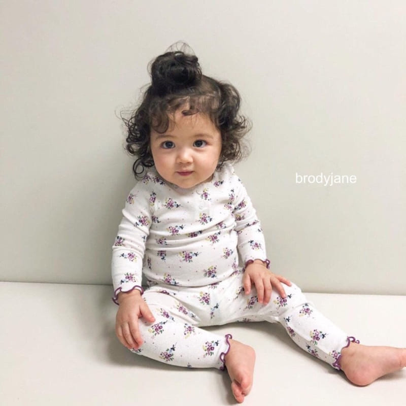 Brody Jane - Korean Children Fashion - #prettylittlegirls - Bouquet Button Top Bottom Set - 8