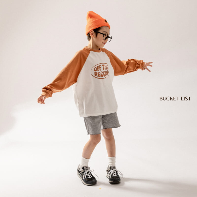 Bucket List - Korean Children Fashion - #childofig - Record Raglan Tee - 9