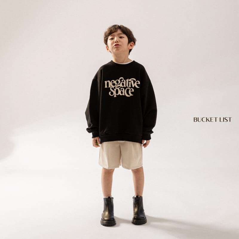 Bucket List - Korean Children Fashion - #childofig - L Patch Sweatshirt - 8