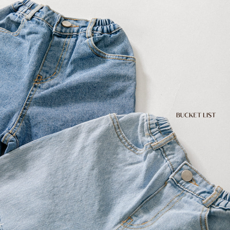 Bucket List - Korean Children Fashion - #fashionkids - Vintage Denim Pants