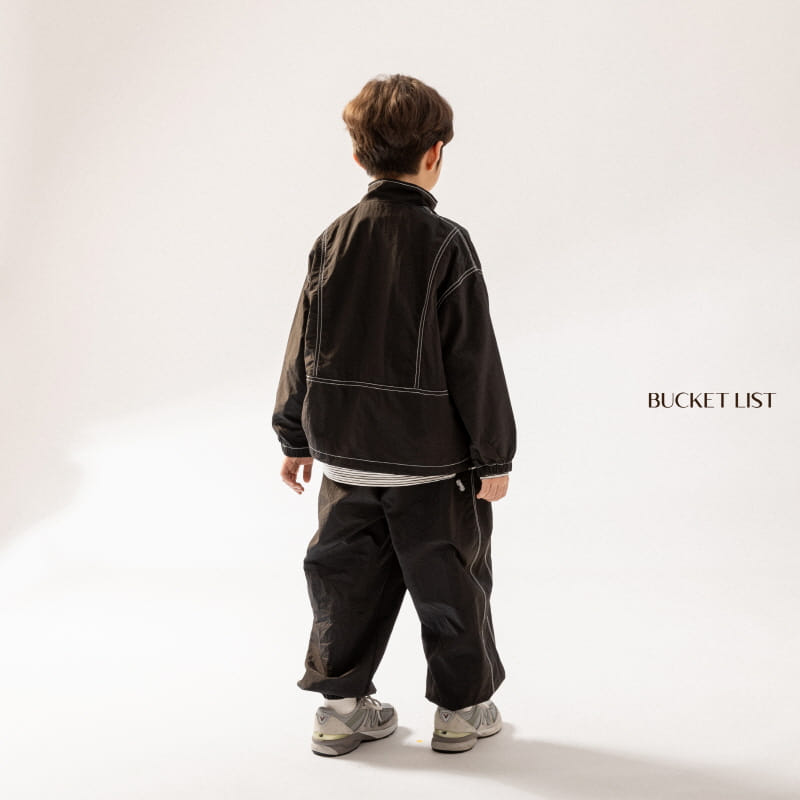 Bucket List - Korean Children Fashion - #littlefashionista - Double Stitch Jogger Pants - 11