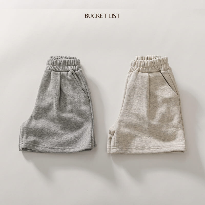 Bucket List - Korean Children Fashion - #minifashionista - Sweat Shorts - 2