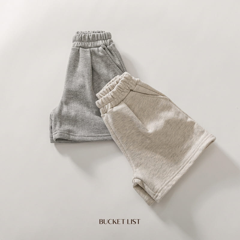 Bucket List - Korean Children Fashion - #stylishchildhood - Sweat Shorts - 6