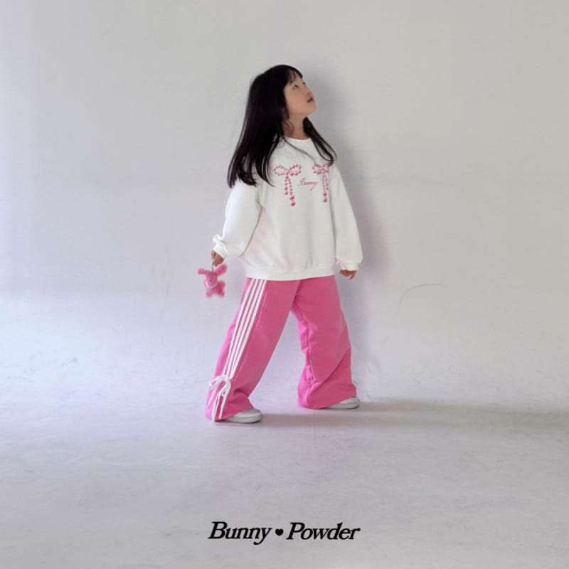 Bunny Powder - Korean Children Fashion - #designkidswear - Pearl Ribbon Sweatshirt - 9
